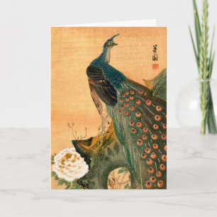 Japanese Peacock no.2 Card