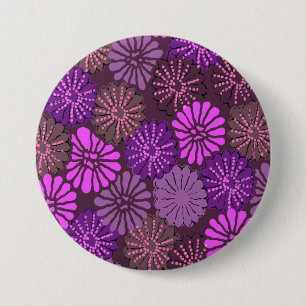 japanese pink Button
