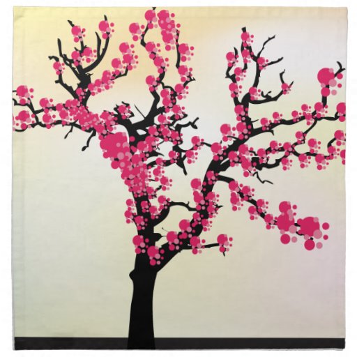 Japanese pink cherry blossom tree | Zazzle