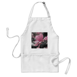 Japanese Pink Saucer Magnolia Standard Apron