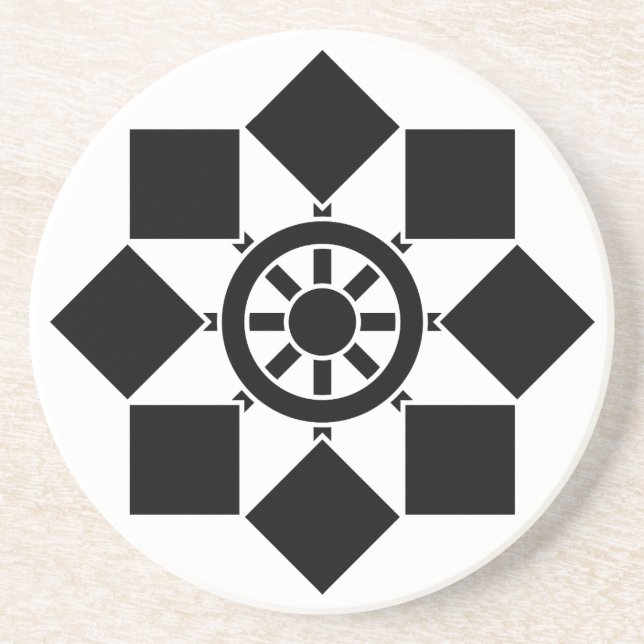 Japanese pinwheel coaster (Front)