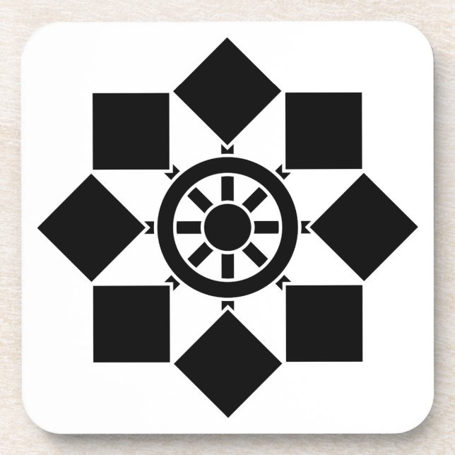Japanese pinwheel coaster (Front)