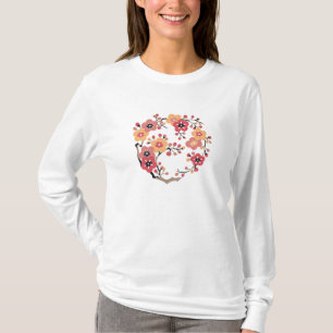 Japanese Plum blossoms Circle T-Shirt