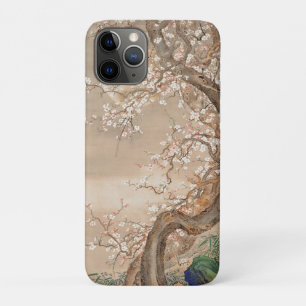 Japanese plum blossoms in moonlight by Sō Shizan iPhone 11 Pro Case