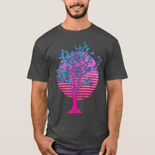 Japanese Pretty Flower Sakura 90s Vaporwave Cherry T-Shirt