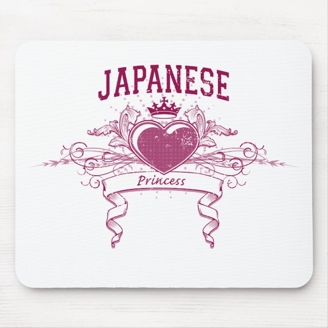 Japanese Princess Mouse Mat (Front)