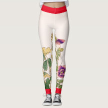 JAPANESE PRINT BUTTERFLIES Leggings