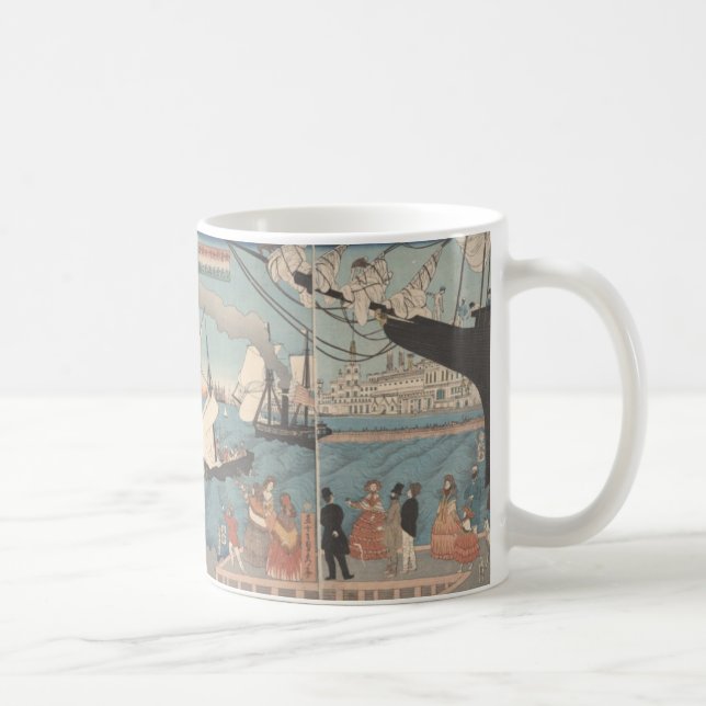 Japanese print, California - mug (Right)