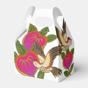 Japanese print design - kimono pattern favour box
