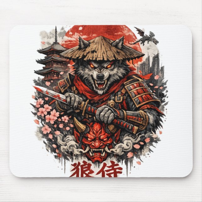 Japanese print mouse mat (Front)