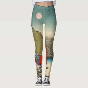 JAPANESE PRINT PRINTED Leggings