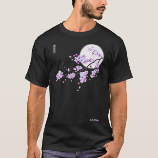 Japanese Purple Sakura Cherry Blossom Flower Class T-Shirt
