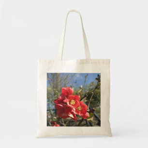 Japanese Quince in the Park Tote Bag