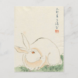 Japanese Rabbit Postcard
