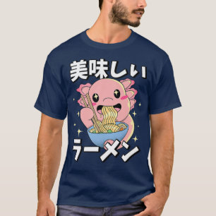 Japanese Raccoon Eating Japan Food Ramen Noodles 4 T-Shirt