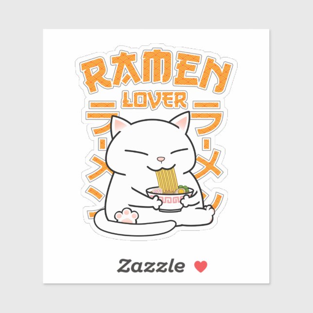 Japanese Ramen Cat Ramen Lover  (Sheet)