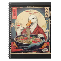 Japanese Ramen Duck Vintage Kimono  for Teachers 