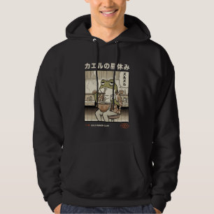 Japanese Ramen Frog Retro Manga Art Solo Noodle Cl Hoodie
