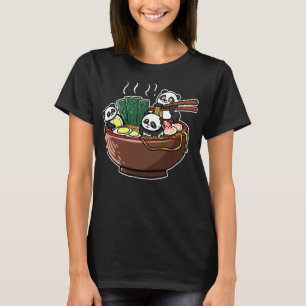 Japanese Ramen Kawaii Funny Panda Gift Anime T-Shirt