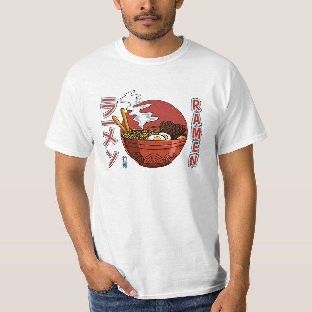 Japanese Ramen Noodle Soup T-Shirt (Front)