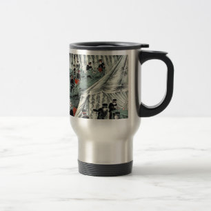 Japanese Red Cross taking care of enemy soldiers Travel Mug