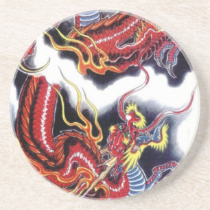 Japanese Red Dragon Coaster