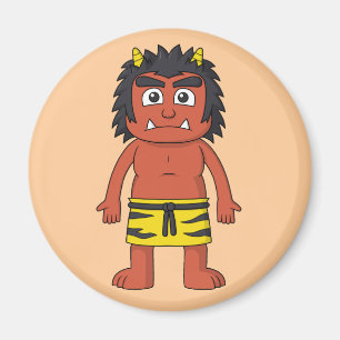 Japanese Red Oni Magnet