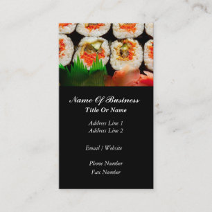Japanese Restaurant Business Card