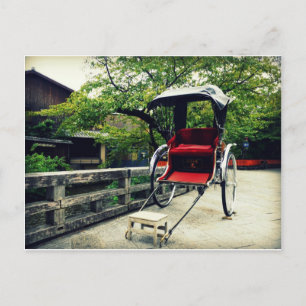 Japanese Rickshaw Postcard