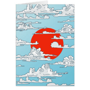 Japanese rising sun
