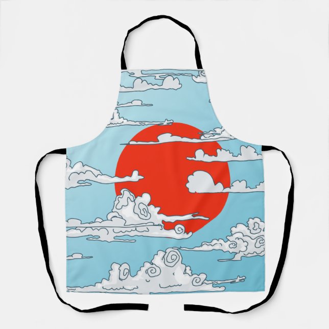 Japanese rising sun apron (Front)