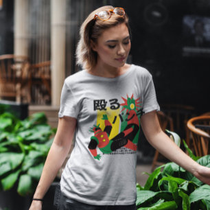 Japanese Robot Fire Warrior T-Shirt
