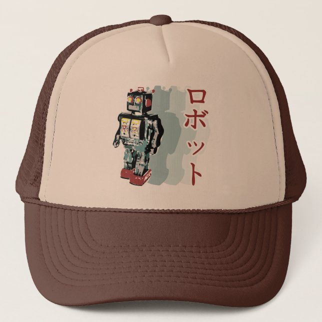Japanese Robot Trucker Hat (Front)