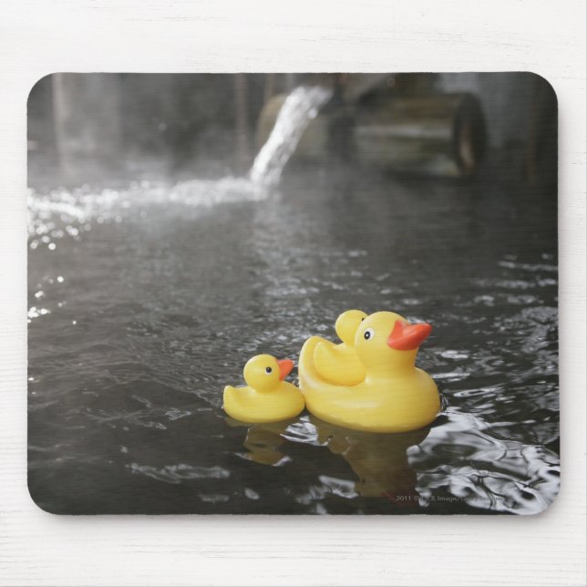 Japanese Rubber Duckies Mouse Mat (Front)