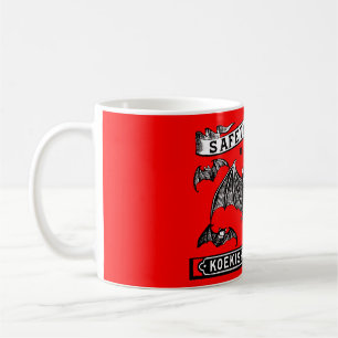Japanese Safety Matches Art Bats Coffee Mug