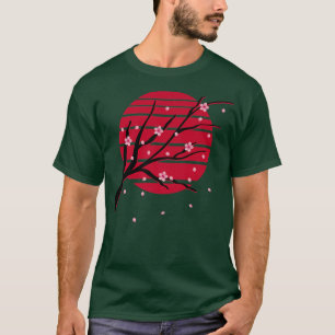 Japanese Sakura Cherry Blossom Premium  T-Shirt