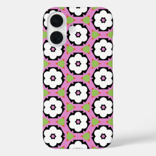 Japanese Sakura Cherry Blossom White Flower Floral iPhone 16 Case