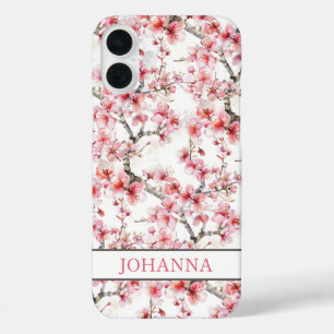 Japanese Sakura Cherry Blossoms  iPhone 16 Plus Case