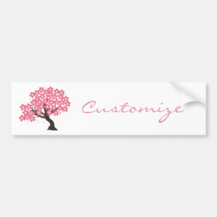 Japanese Sakura Cherry Blossoms Thunder_Cove Bumper Sticker