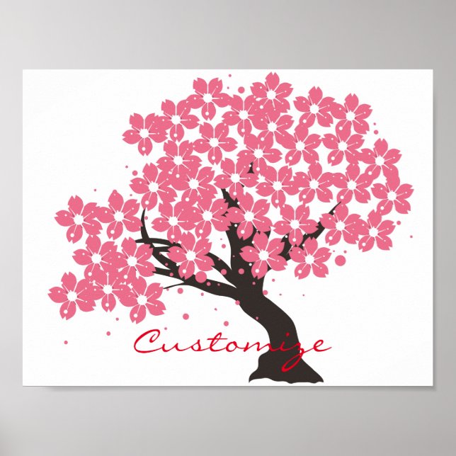Japanese Sakura Cherry Blossoms Thunder_Cove Poster (Front)