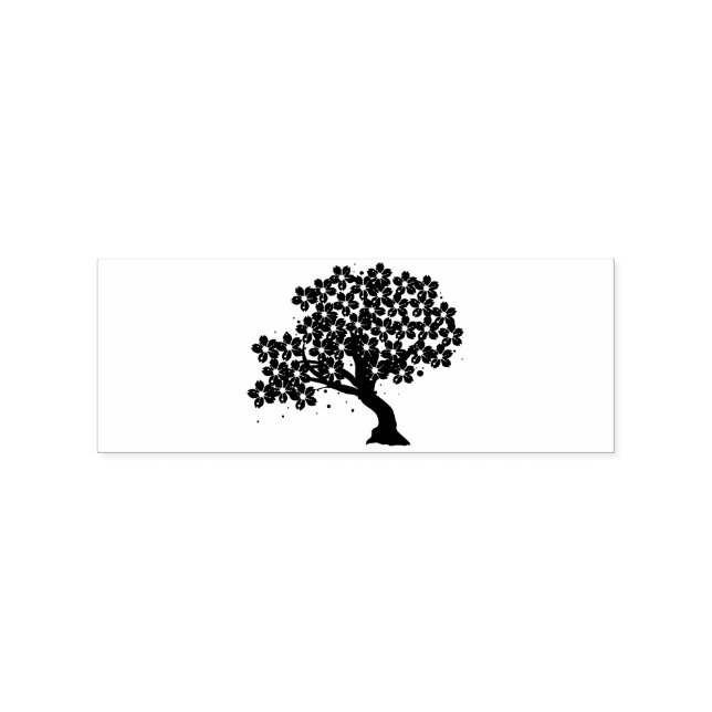 Japanese Sakura Cherry Blossoms Thunder_Cove Rubber Stamp (Imprint)