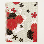 Japanese Sakura Elegant Floral Pattern Planner<br><div class="desc">A beautiful planner featuring Japanese sakura seamless pattern.</div>