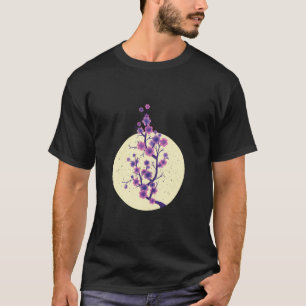 Japanese Sakura Flower Blossoming Graphic T-Shirt