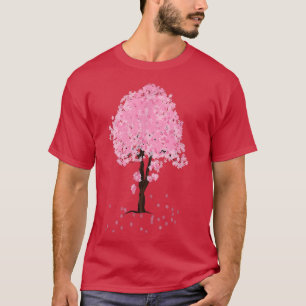 Japanese Sakura tree cherry blossom anime T-Shirt