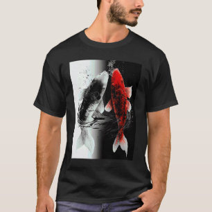Japanese Samurai Aesthetic Koi Fish T-Shirt