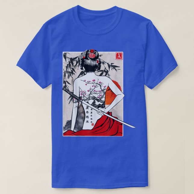 Japanese Samurai Culture  japanese ts samurai for  T-Shirt (Design Front)