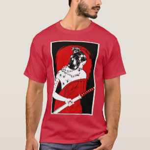 Japanese Samurai Culture Scenery Vintage Sakura Ch T-Shirt