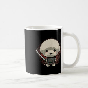 Japanese Samurai Dog Tattoo, Vintage Kawaii Ninja  Coffee Mug