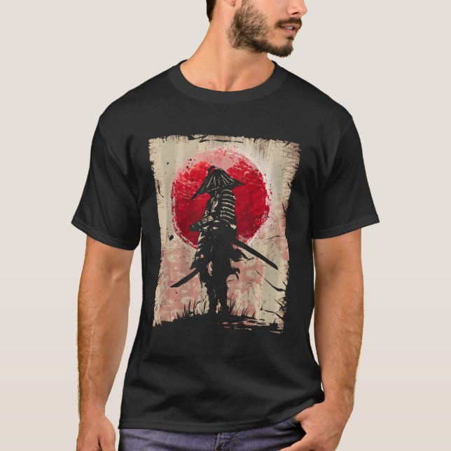 Japanese Samurai Fighter T-Shirt (Front)