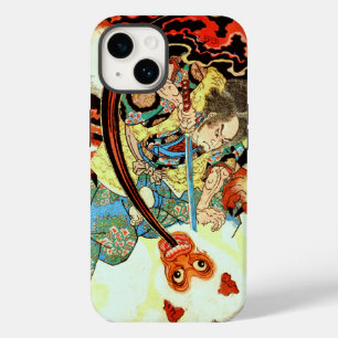 Japanese Samurai fighting monkey Case-Mate iPhone 14 Case